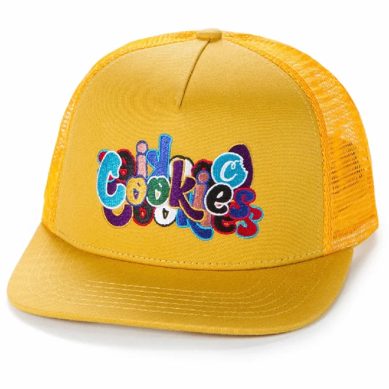 Customized Trucker HatsCookies Infamous Mesh Trucker Hat (Gold) 1560X6034