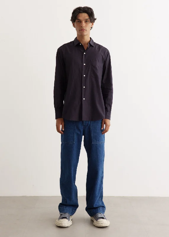 Men's Casual Shirts for Everyday WearSemi Spread Collar Shirt