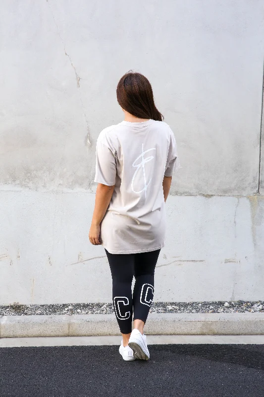 Solid-Colored Men's ShirtsLOGAN TEE IVORY