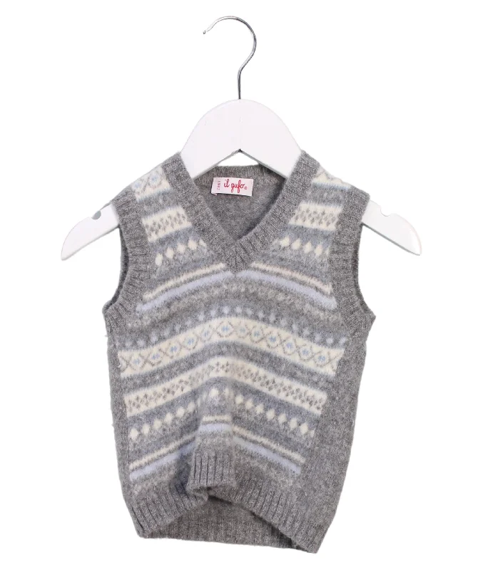 Men's Sweaters with Fold-Over CuffsIl Gufo Sweater Vest 2T