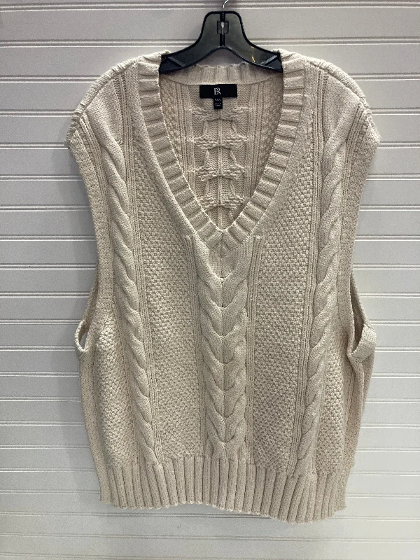 Men's Coats with Embroidered DetailsVest Sweater By Banana Republic In Cream, Size: Xxl Men's Coats with Embroidered DetailsVest Sweater By Banana Republic In Cream, Size: Xxl
