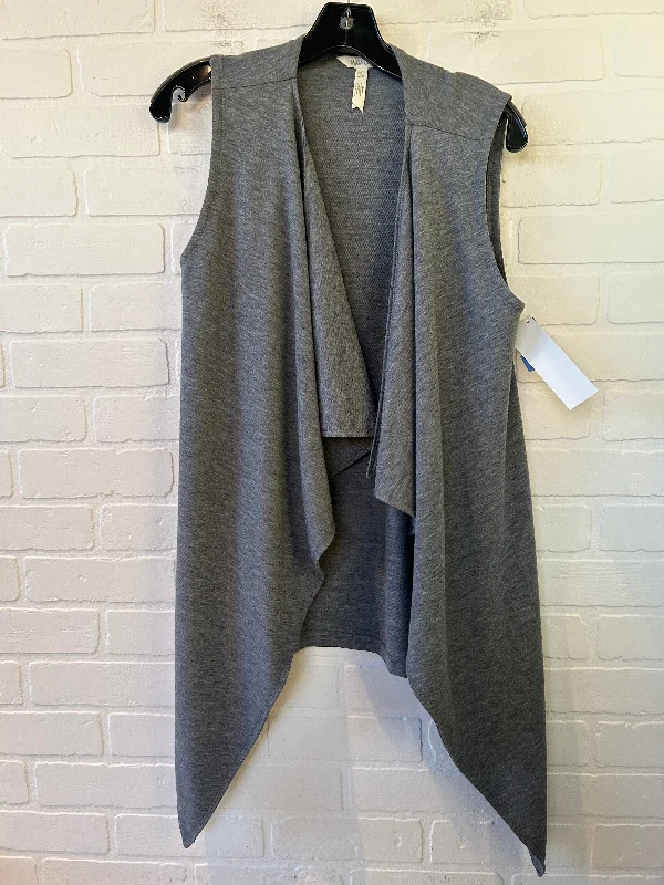 Elegant Men's Wool CoatsVest Other By Matilda Jane In Grey, Size: S
