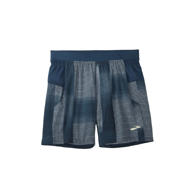Men's Durable Work ShortsMen's Sherpa 7" 2-In-1 Short In Indigo Rush Altitude Print