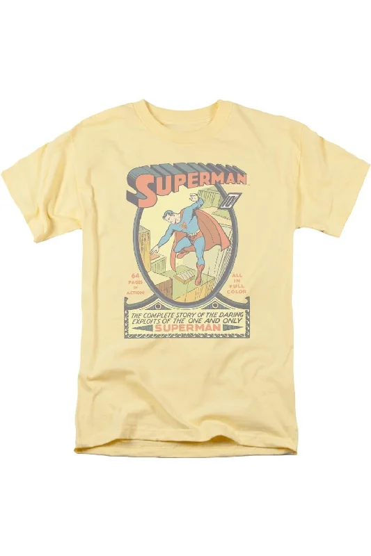Men's Shirts with UV ProtectionSuperman #1 Short Sleeve Adult Tee / T-Shirt