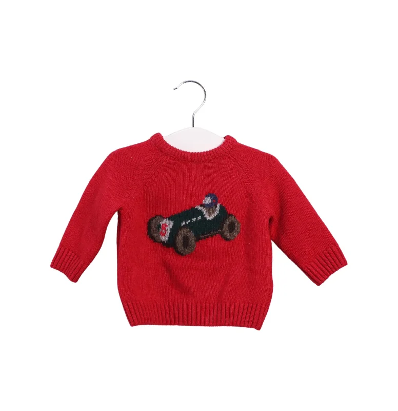 Chic Men's Cashmere SweatersThomas Brown Knit Sweater 3-6M