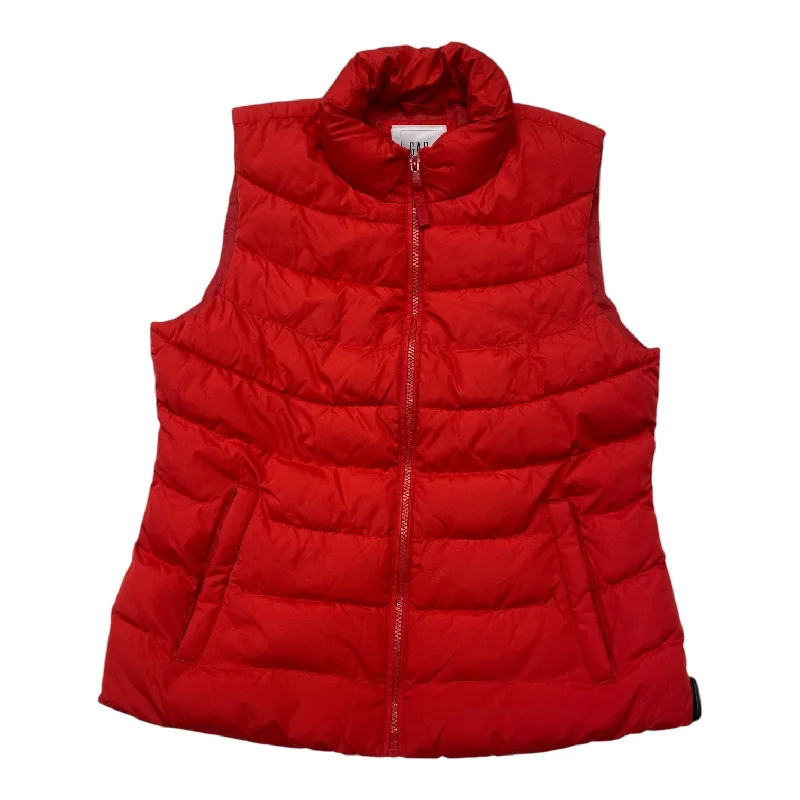 Men's Coats with Reflective StripesVest Puffer & Quilted By Gap, Size: M