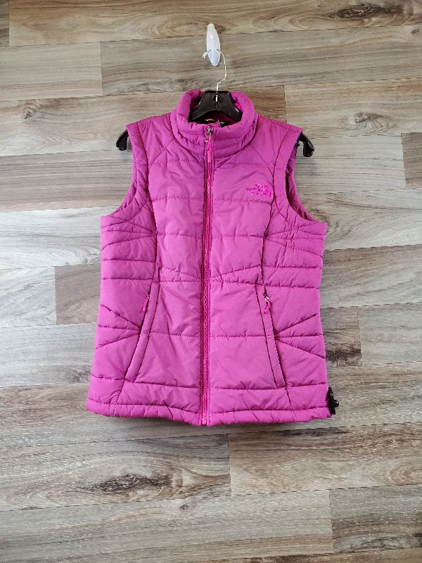 Men's Coats for SkiingVest Puffer & Quilted By The North Face In Pink, Size: M