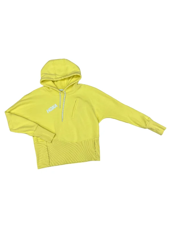 Men's Hoodies for LoungingAthletic Sweatshirt Hoodie By Hoka In Green, Size: S