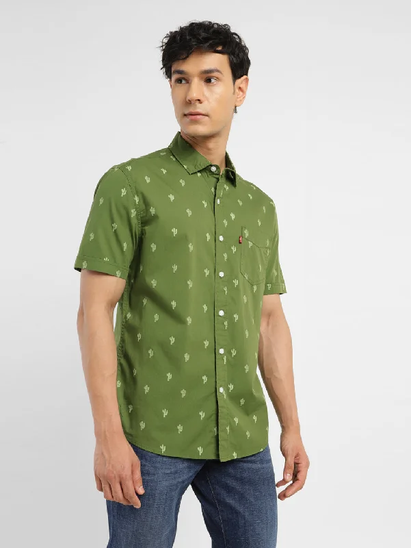 Men's Pattern Mixing Shirts for Creative StyleMen's All Over Printed Slim Fit Shirt Men's Pattern Mixing Shirts for Creative StyleMen's All Over Printed Slim Fit Shirt