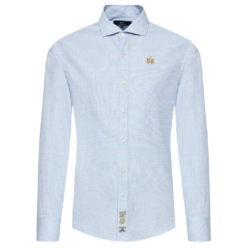 Men's Casual Friday Shirts for Relaxed Office DaysLa Martina  Cotton Men's Shirt