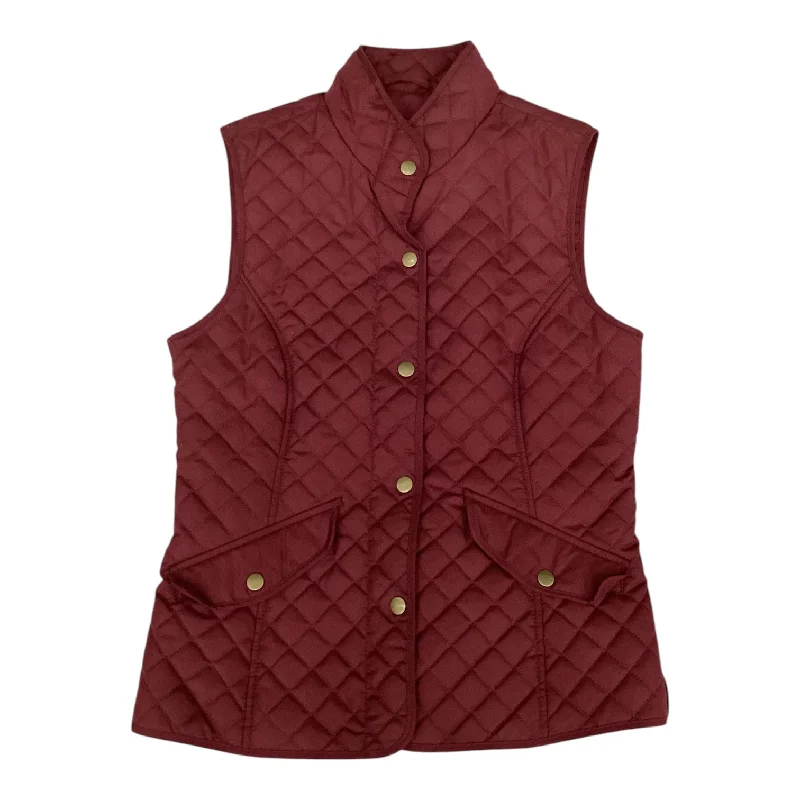 Men's Coats for Big and TallVest Other By Bass In Red, Size: Xs