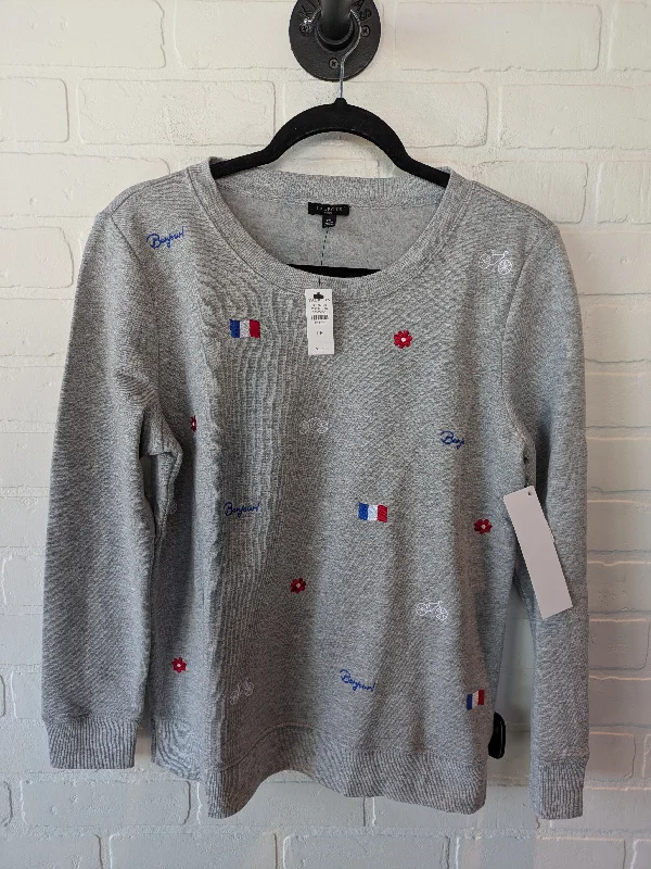 Men's Hoodies with Hidden Pockets for PhonesSweatshirt Crewneck By Talbots In Grey, Size: M Men's Hoodies with Hidden Pockets for PhonesSweatshirt Crewneck By Talbots In Grey, Size: M