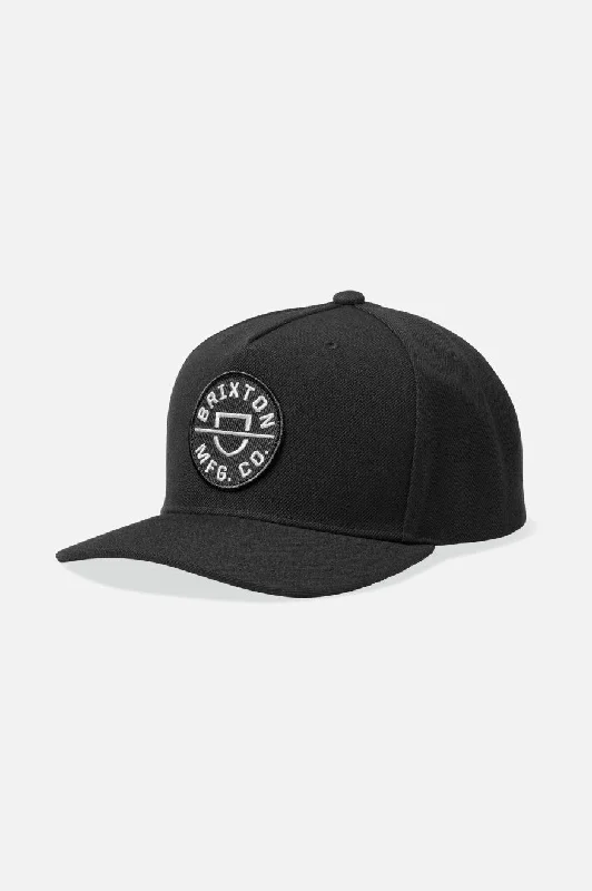 Sun-Protective Fishing HatsCrest Netplus Snapback - Black