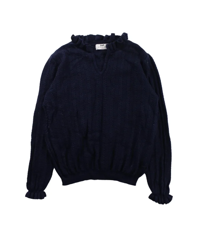 Men's Sweaters with Built-In ScarvesCyrillus Knit Sweater 8Y