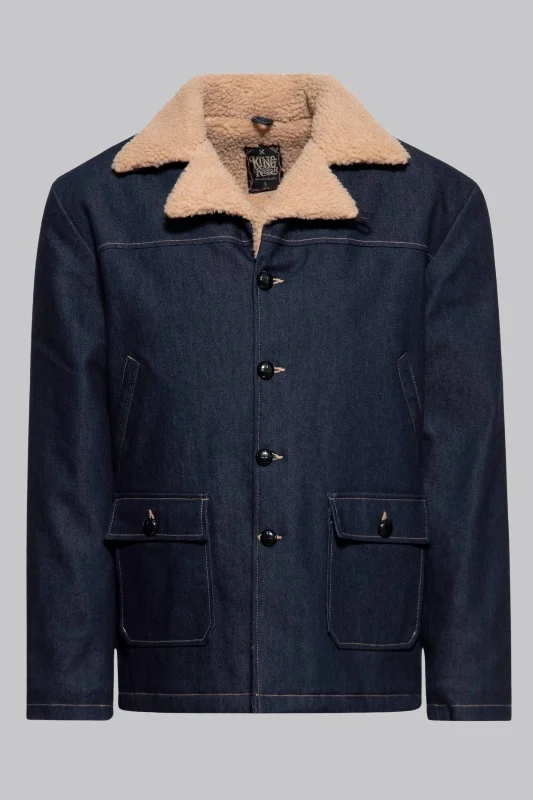 Women's Bucket HatsDenim Sherpa Winter Jacket