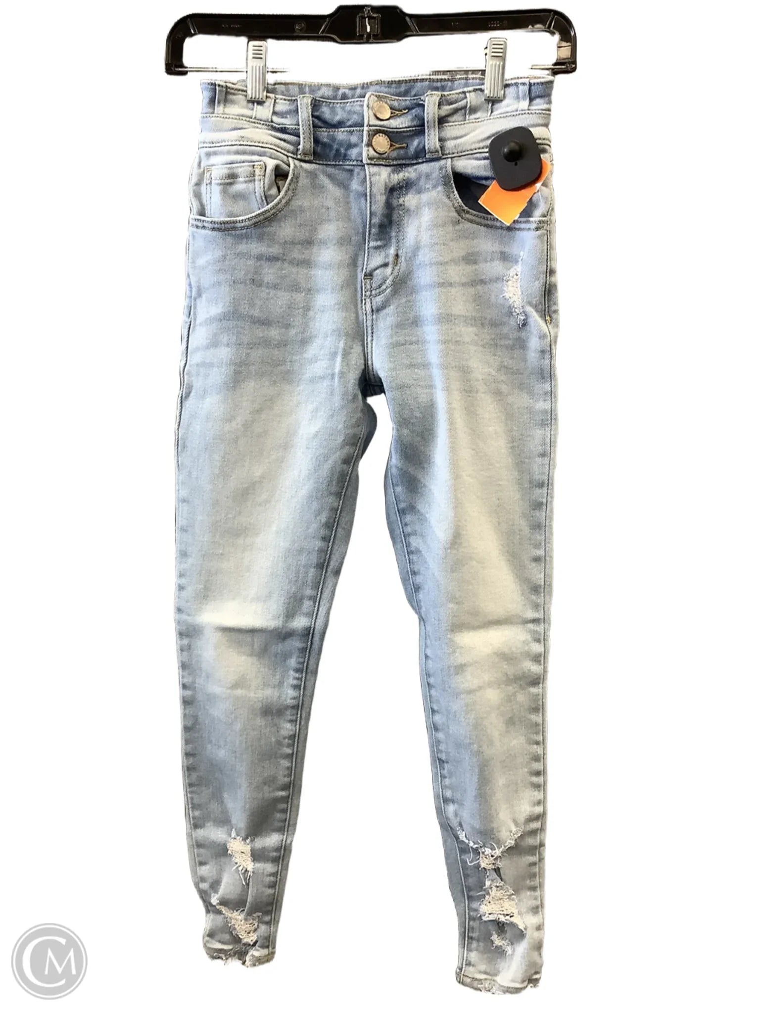 Wide-Leg Men's JeansJeans Skinny By Kancan In Blue Denim, Size: 0
