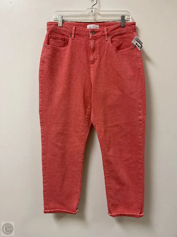 Classic Men's Jeans StyleJeans Straight By Loft In Pink, Size: 10