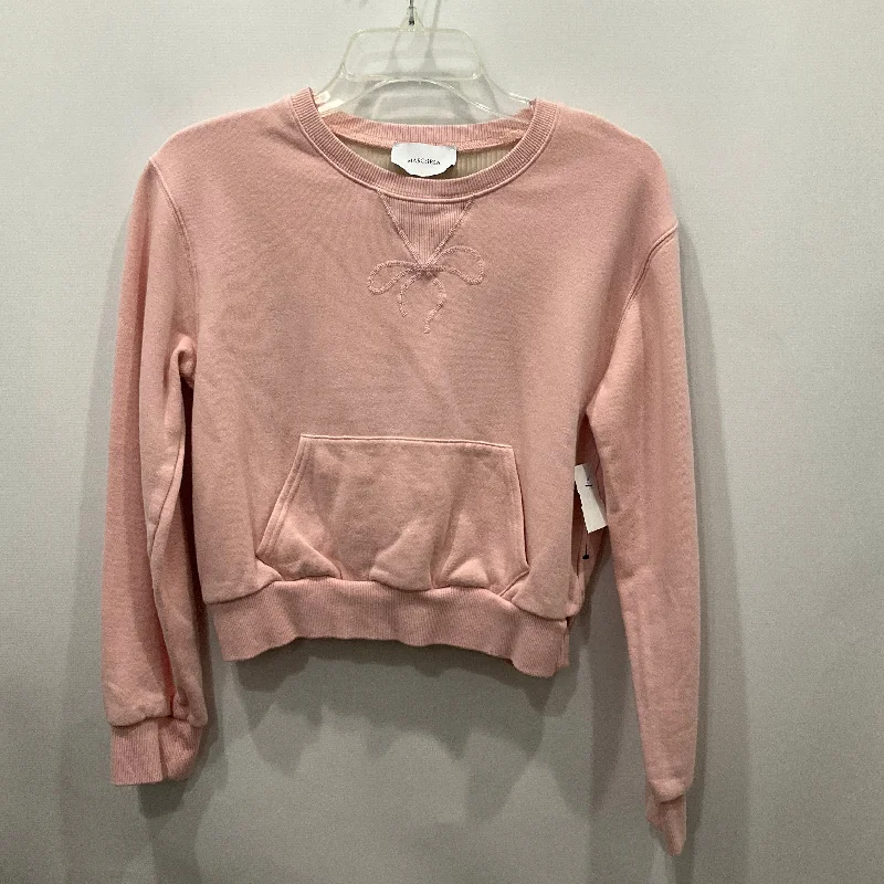 Men's Hoodies with Quick-Dry FabricPink Sweatshirt Crewneck Clothes Mentor, Size S