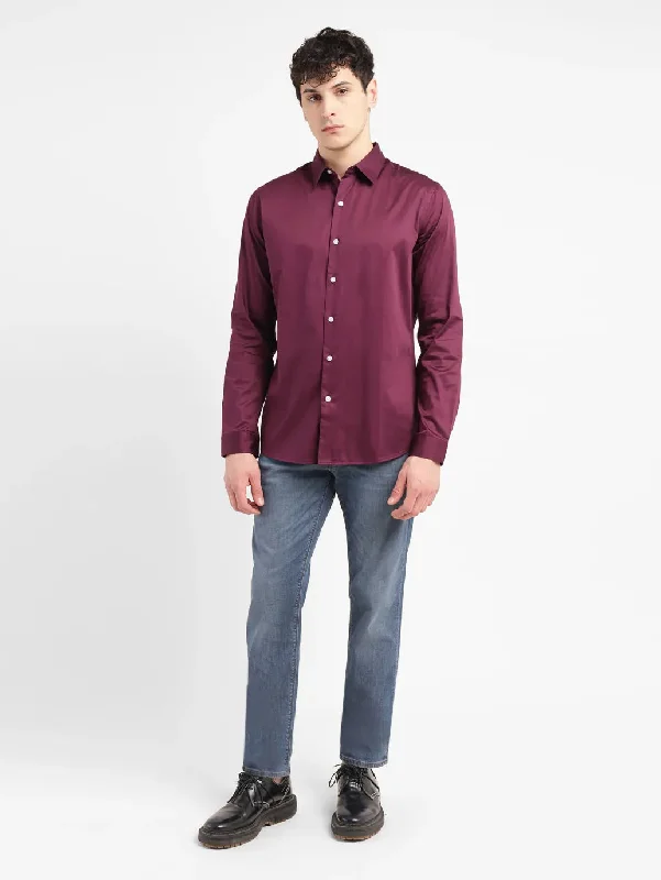 Men's Fishing Shirts for Water SportsMen's Solid Slim Fit Shirt