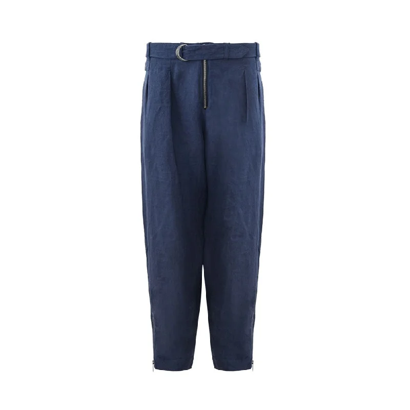 Oversized Relaxed-Fit Men's JeansEmporio Armani Elegant Linen Trousers for Men's Men Oversized Relaxed-Fit Men's JeansEmporio Armani Elegant Linen Trousers for Men's Men