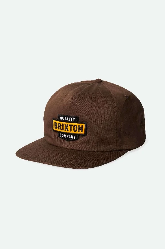 Beach Sun HatsOsborn Snapback - Pinecone Brown