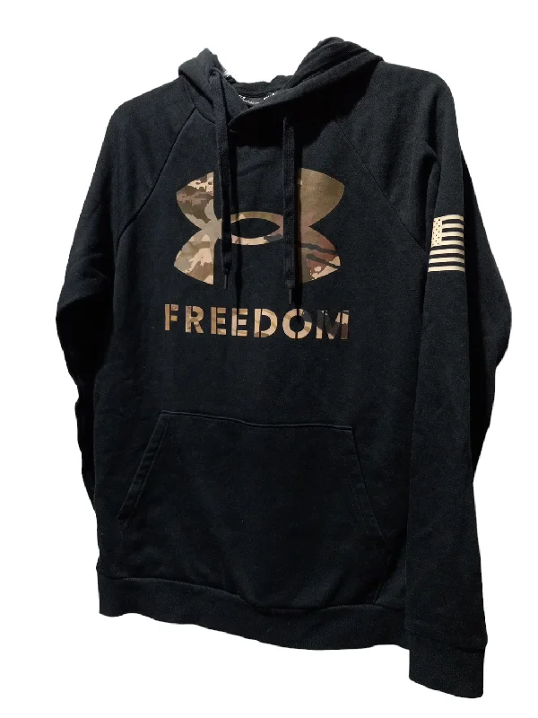 Men's Hoodies with Hidden ZippersBlack & Brown Sweatshirt Hoodie Under Armour, Size S Men's Hoodies with Hidden ZippersBlack & Brown Sweatshirt Hoodie Under Armour, Size S