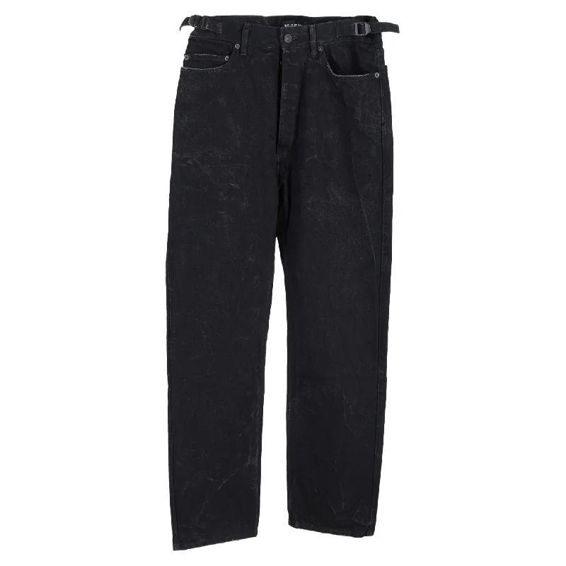Men's Straight-Leg Jeans in Dark WashBalenciaga Distressed High-Rise Wide-Leg Jeans in Black Cotton Denim Men's Straight-Leg Jeans in Dark WashBalenciaga Distressed High-Rise Wide-Leg Jeans in Black Cotton Denim