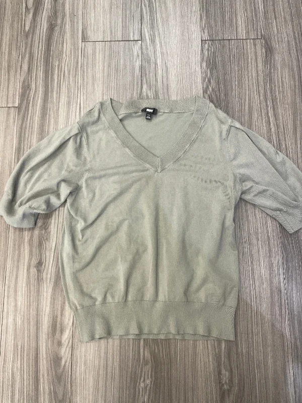 Men's Hoodies with Flannel LiningSweatshirt Crewneck By Dkny In Green, Size: Xl