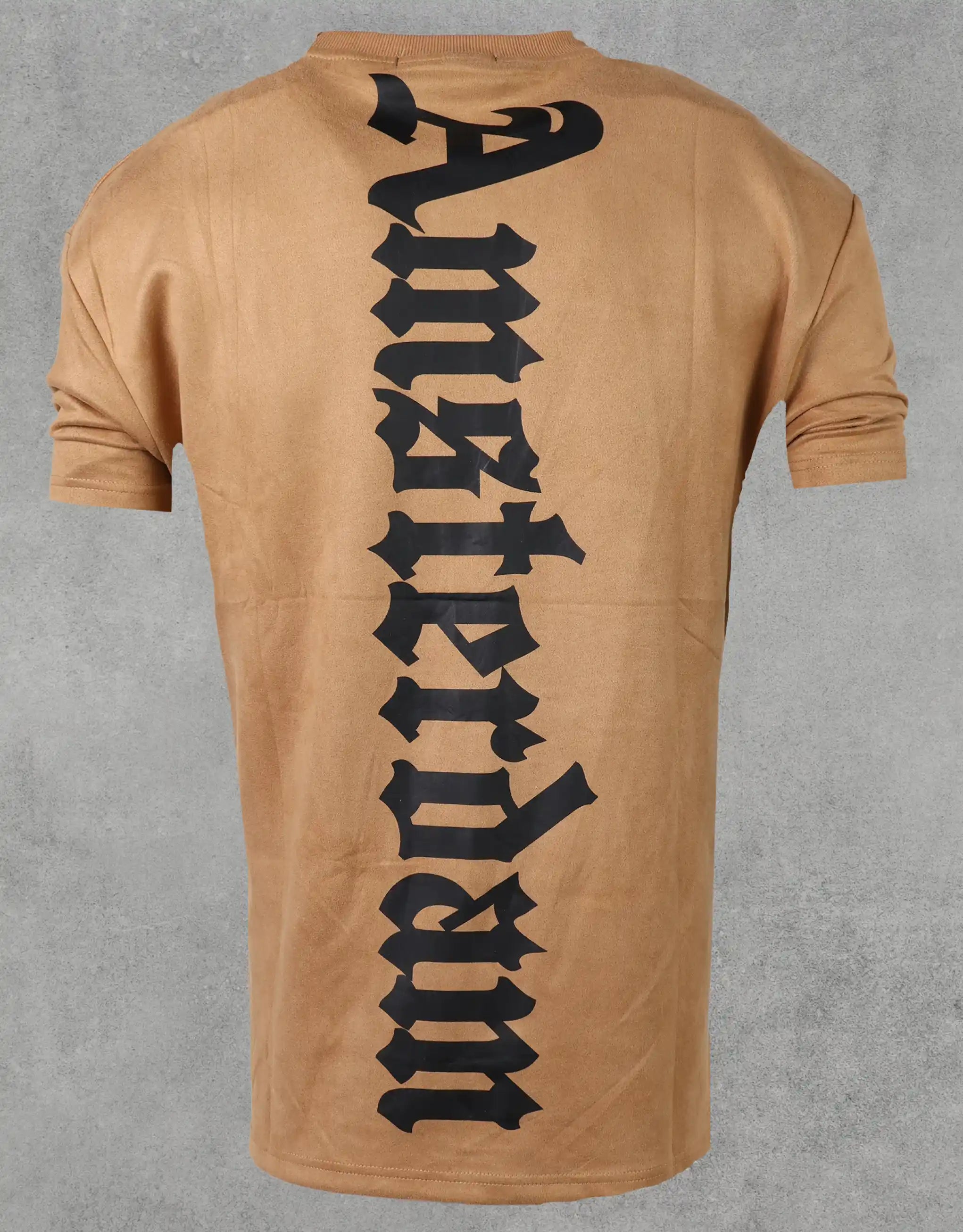Men's Shirts with Velcro ClosuresSuede Tee