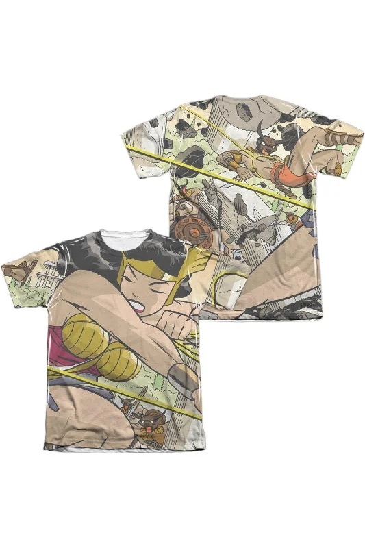 Elegant Men's Dress ShirtsJustice League of America Minotaur Battle (Front/Back Print) Adult Poly/Cotton Short Sleeve Tee / T-Shirt Elegant Men's Dress ShirtsJustice League of America Minotaur Battle (Front/Back Print) Adult Poly/Cotton Short Sleeve Tee / T-Shirt