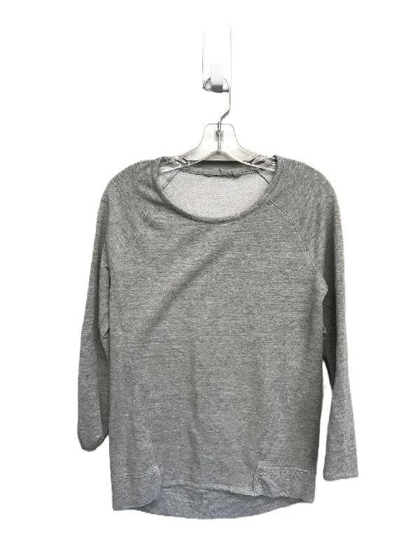 Trendy Men's Patterned HoodiesGrey Athletic Sweatshirt Crewneck By Athleta, Size: Xs