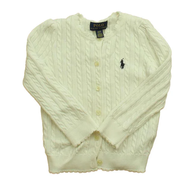 Men's Sweaters with PocketsRalph Lauren Girls White Cardigan
