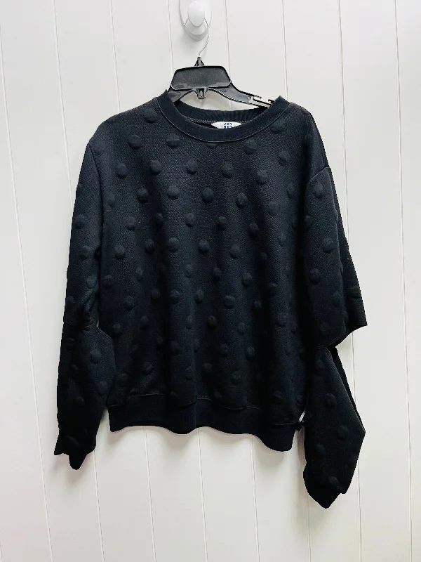 Men's Hoodies for StreetwearSweatshirt Crewneck By Joy Lab In Black, Size: Xxl