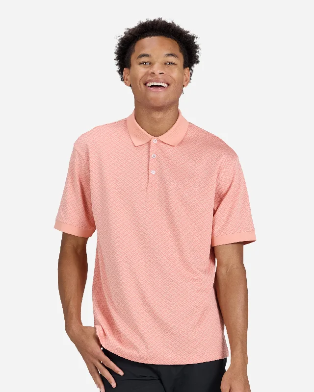 Men's Tailored Shirts for a Professional AppearanceMelon Jacquard Polo
