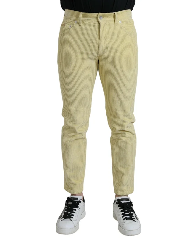 High-Waisted Bootcut Men's JeansDolce & Gabbana Corduroy Logo Plaque Skinny blue Men's Jeans High-Waisted Bootcut Men's JeansDolce & Gabbana Corduroy Logo Plaque Skinny blue Men's Jeans