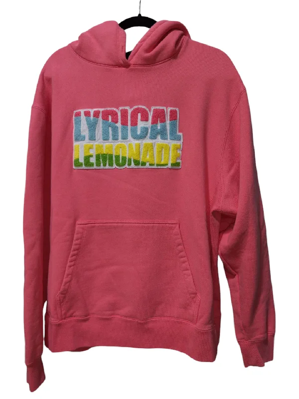 Men's Hoodies with Kangaroo PocketsSweatshirt Hoodie By Jordan In Pink, Size: L