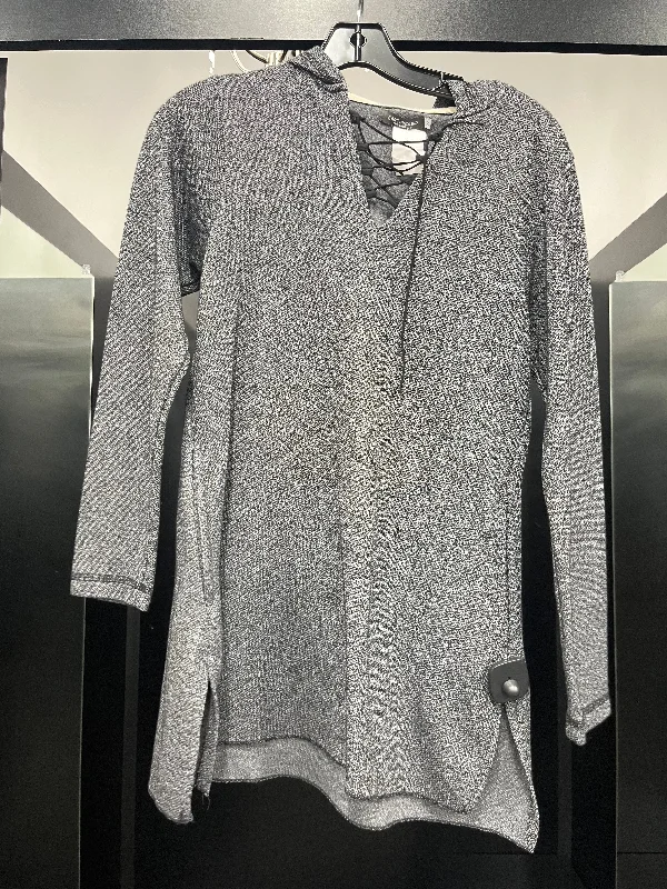 Men's Hoodies for YogaSweatshirt Hoodie By Earthbound In Grey, Size: S