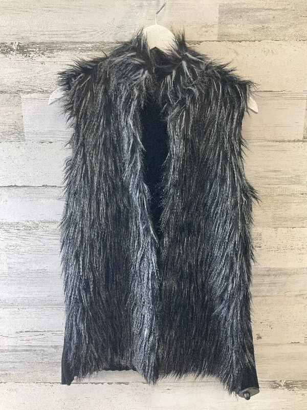 Men's Coats with Quilted LiningVest Faux Fur & Sherpa By Adrianna Papell In Black, Size: 1x Men's Coats with Quilted LiningVest Faux Fur & Sherpa By Adrianna Papell In Black, Size: 1x