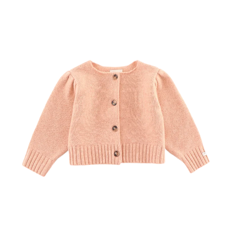 Men's Sweaters with High-Low HemlinesAmynda Merino Wool Cardigan | Cloudy Rose Melange Men's Sweaters with High-Low HemlinesAmynda Merino Wool Cardigan | Cloudy Rose Melange