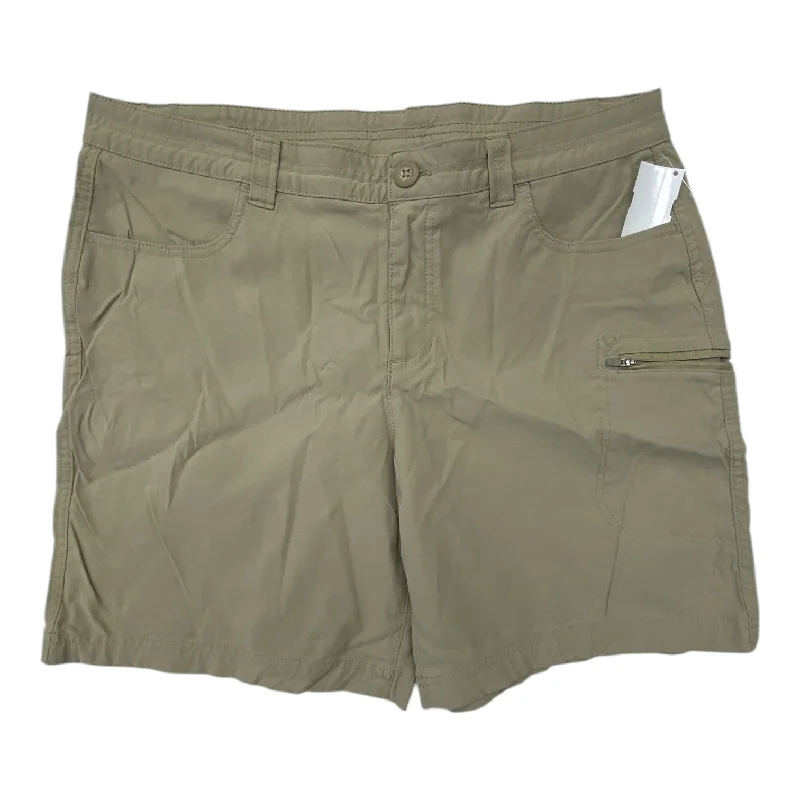 Cool Men's Linen ShortsShorts By Eddie Bauer In Beige, Size:16