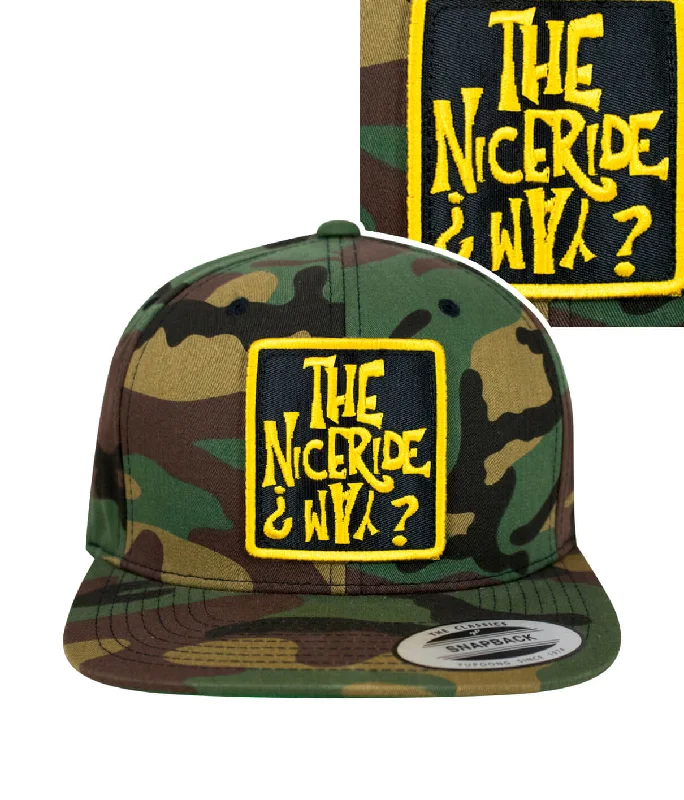 Stylish Baseball Hats for Men"NICERIDE WAY" Snapback Hat