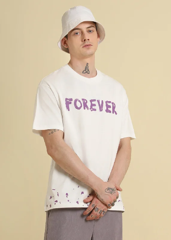 Men's Shirts with Appliquéd SleevesArtistic Array Oversized T-shirt