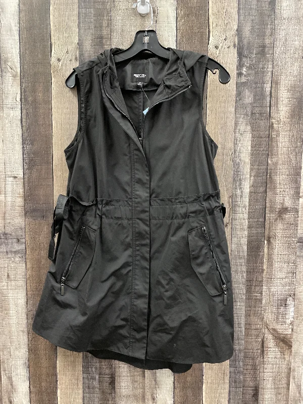 Men's Coats with Adjustable HemsVest Other By Simply Vera In Black, Size: Xs