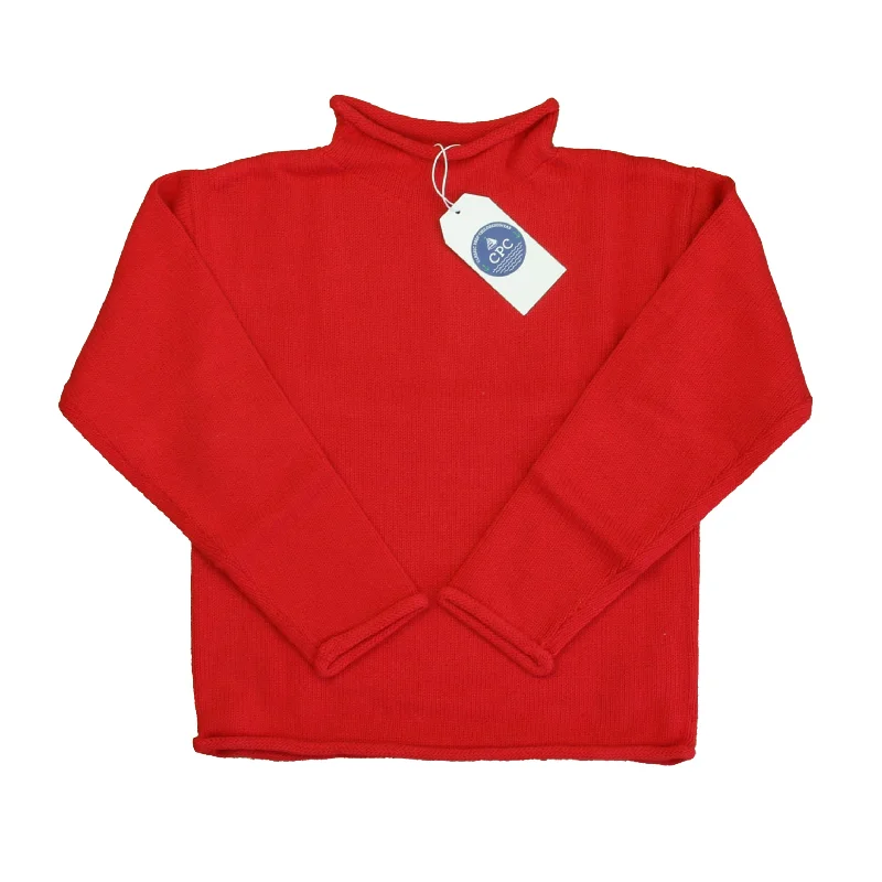 Men's Sweaters with Dropped ShouldersClassic Prep Unisex Lollipop Red Sweater