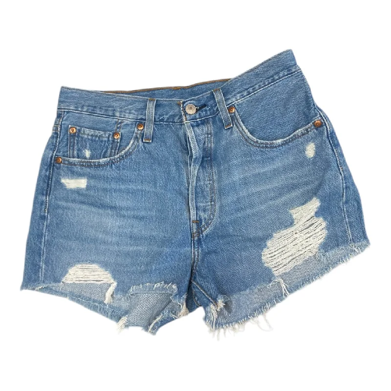 Athletic-Inspired Men's Workout and Running ShortsShorts By Levis In Blue Denim, Size:6 Athletic-Inspired Men's Workout and Running ShortsShorts By Levis In Blue Denim, Size:6