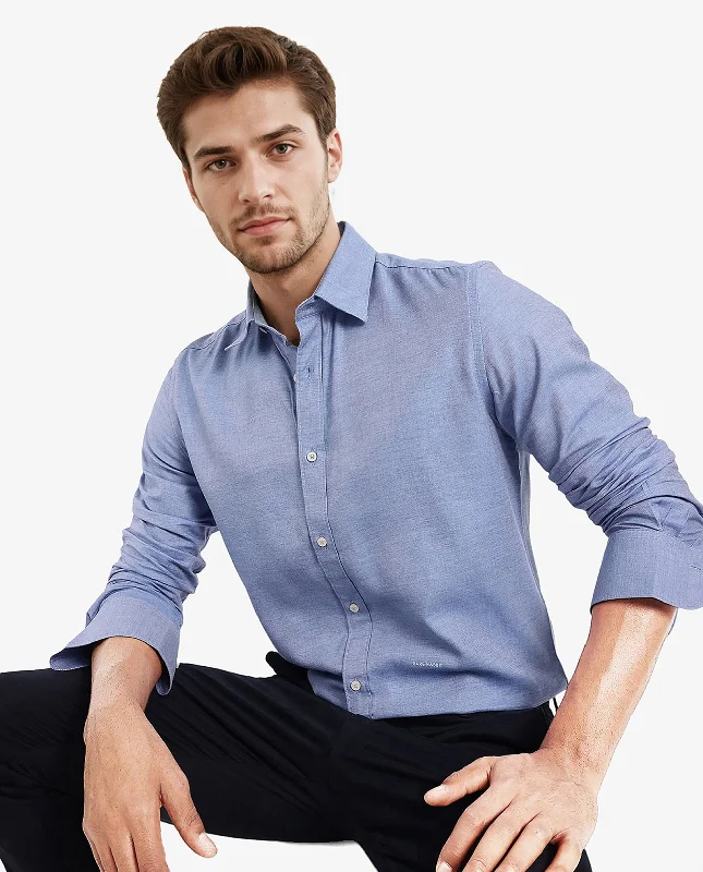 Layered Men's Henley ShirtsRare Rabbit Men's Chapelle Blue Cotton Lyocell Fabric Full Sleeves Regular Fit Plain Shirt Layered Men's Henley ShirtsRare Rabbit Men's Chapelle Blue Cotton Lyocell Fabric Full Sleeves Regular Fit Plain Shirt
