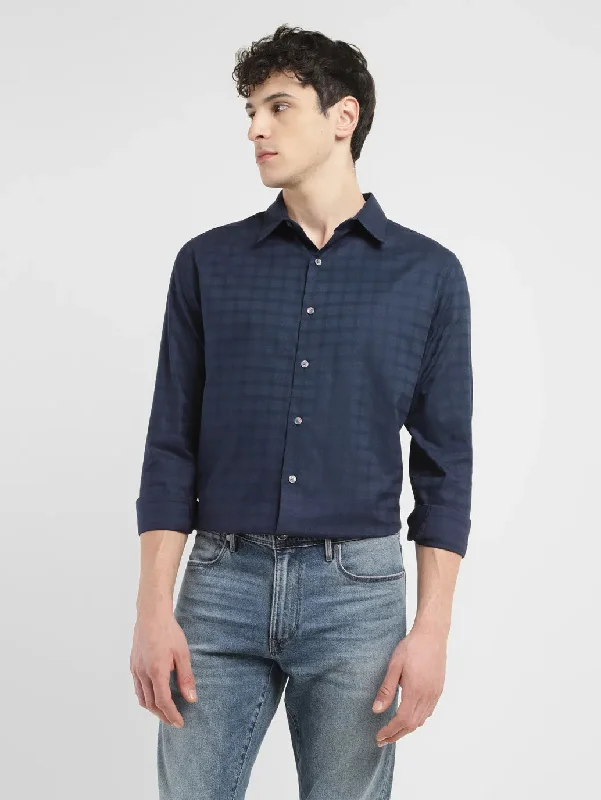 Men's Wrinkle-Free Shirts for Easy CareMen's Checkered Slim Fit Shirt