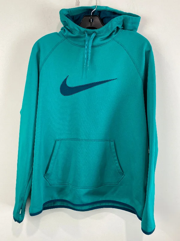 Practical Men's Water-Resistant HoodiesAthletic Sweatshirt Hoodie By Nike In Green, Size: L Practical Men's Water-Resistant HoodiesAthletic Sweatshirt Hoodie By Nike In Green, Size: L