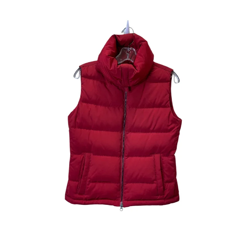 Men's Coats for Rainy WeatherVest Puffer & Quilted By Talbots In Red, Size:Xsp