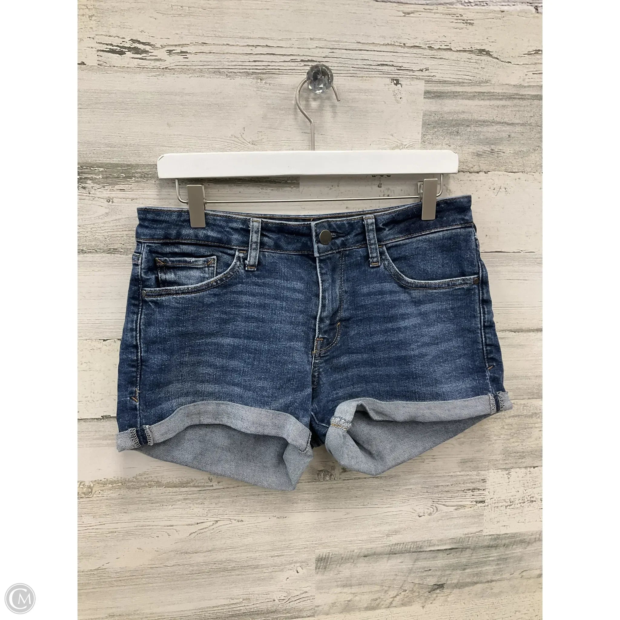 Durable Construction Men's Cargo ShortsShorts By Ana In Blue Denim, Size: 6